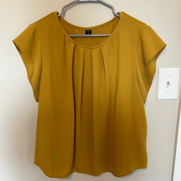 Shein Mustard Yellow Blouse - Picture 3 of 7